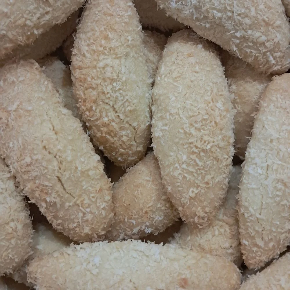 Date rolls rolled in coconut
