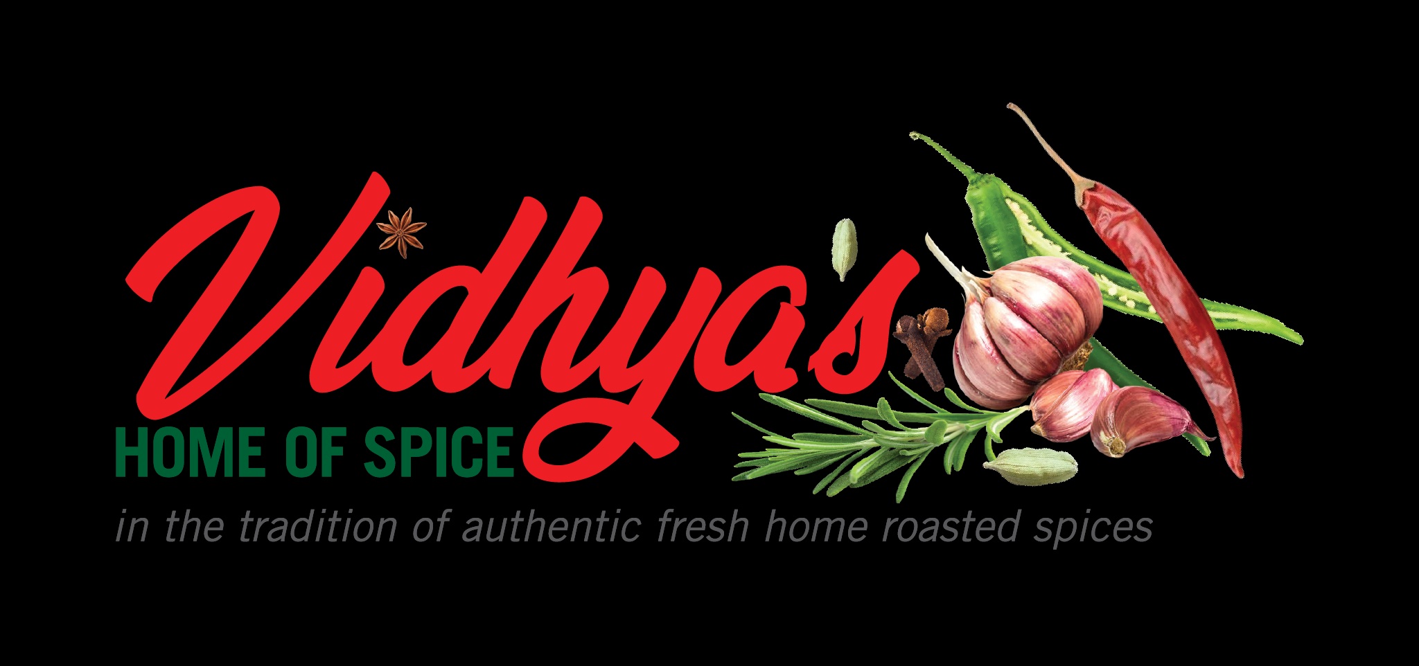 Vidhyas — Home of Spice logo